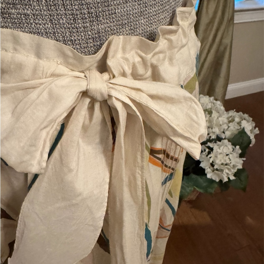 Cabi Colorful  Paper Bag Cotton   Skirt - Picture 5 of 11